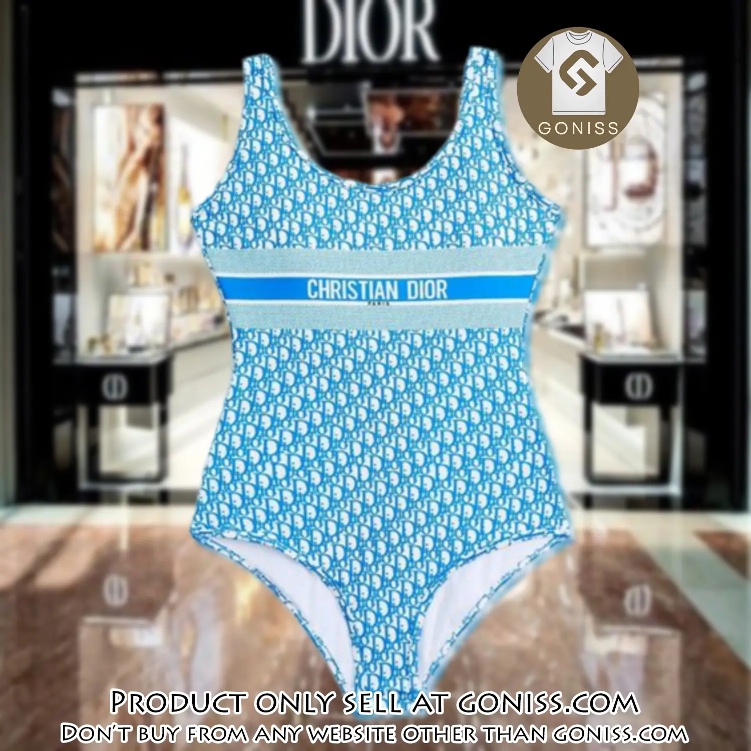 Christian dior swimwear beachwear one piece swimsuit osw1047 gn1203859